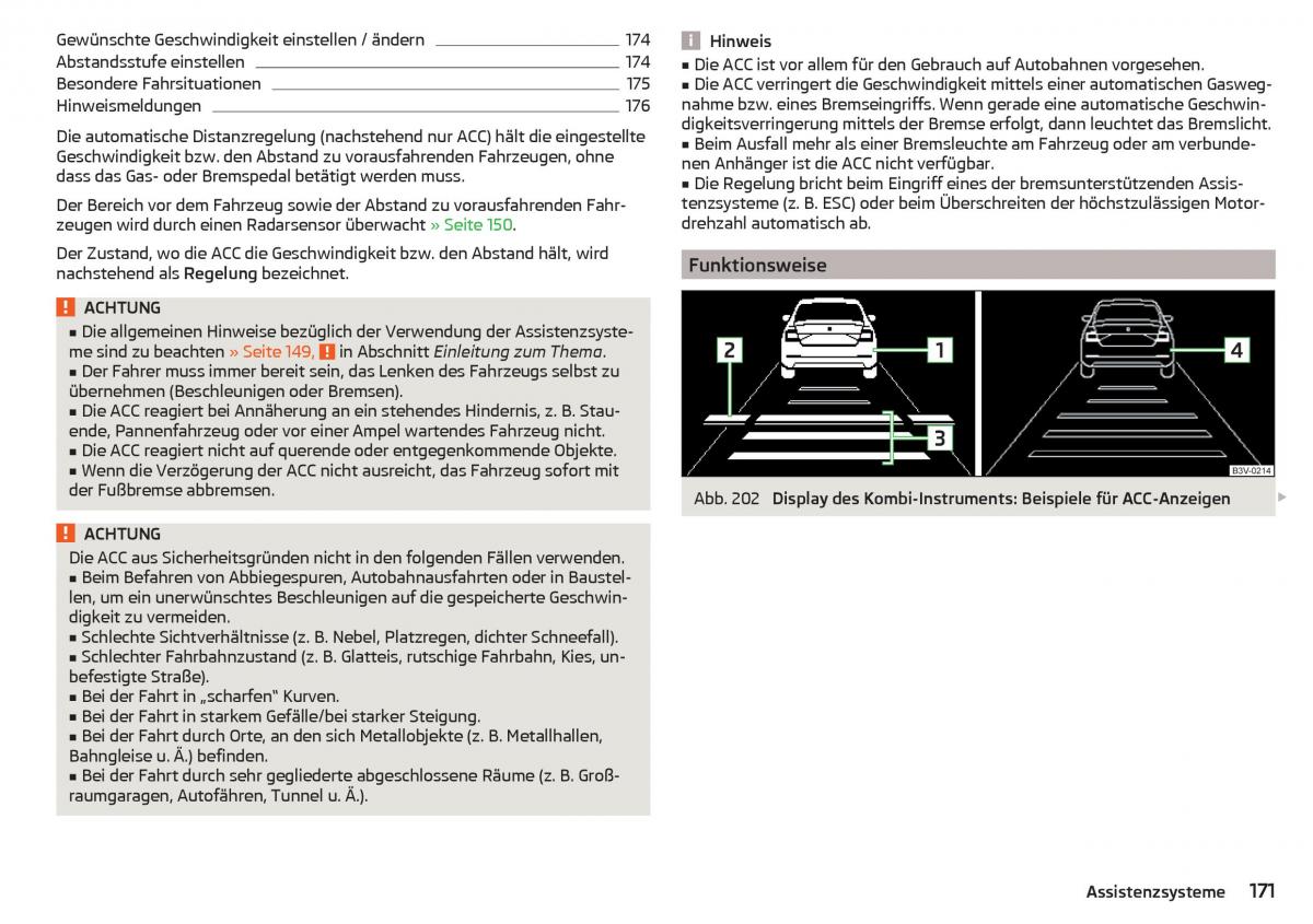 Skoda Superb III 3 Handbuch / page 173