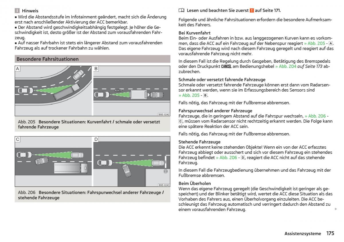 Skoda Superb III 3 Handbuch / page 177