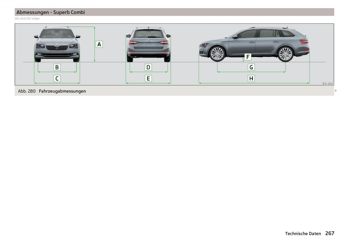 Skoda Superb III 3 Handbuch / page 269