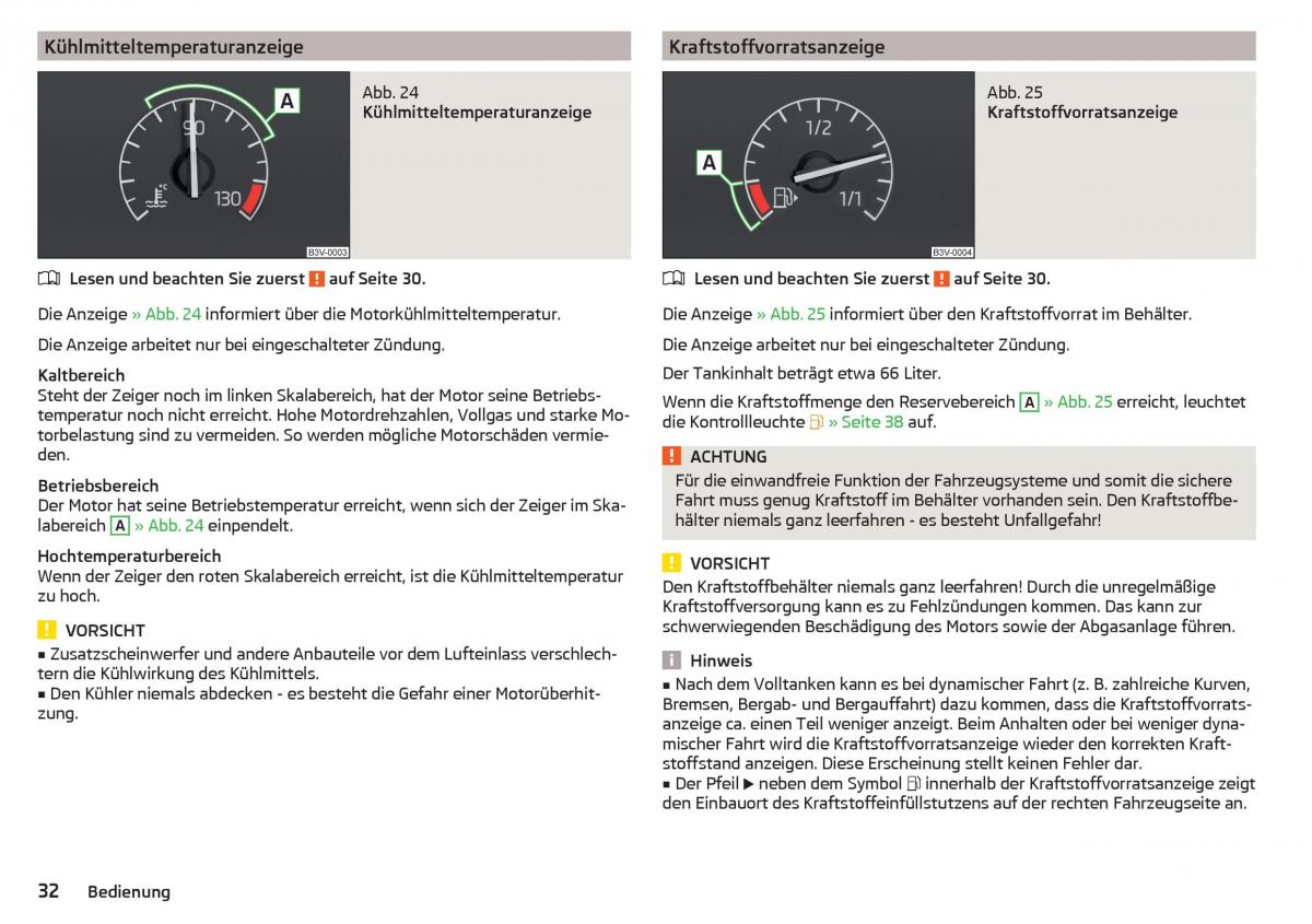 Skoda Superb III 3 Handbuch / page 34