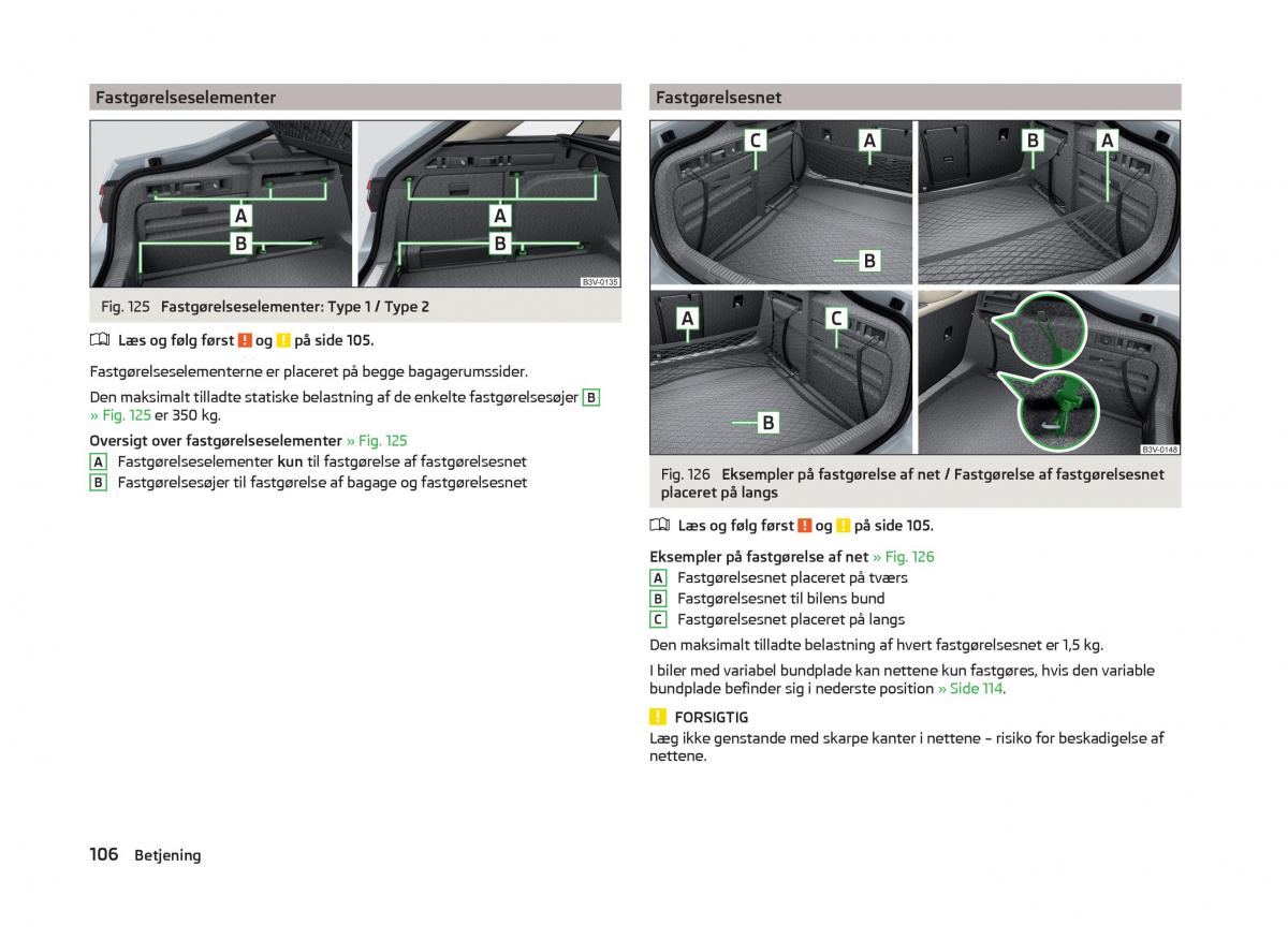 Skoda Superb III 3 Bilens instruktionsbog / page 109