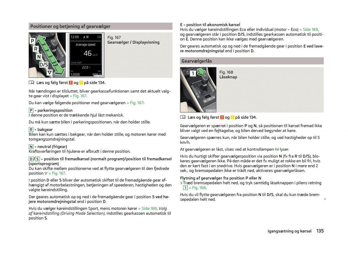 Skoda Superb III 3 Bilens instruktionsbog / page 138