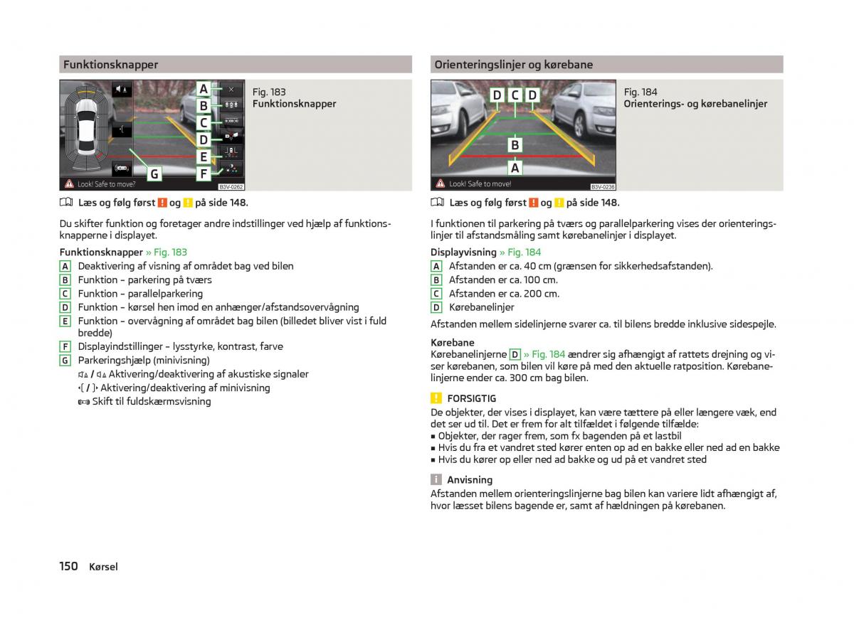 Skoda Superb III 3 Bilens instruktionsbog / page 153