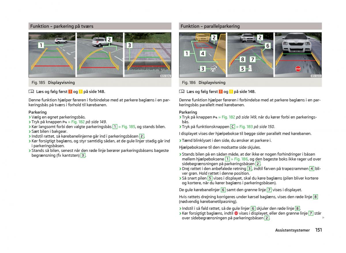 Skoda Superb III 3 Bilens instruktionsbog / page 154