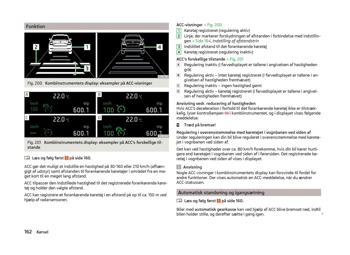 Skoda Superb III 3 Bilens instruktionsbog / page 165