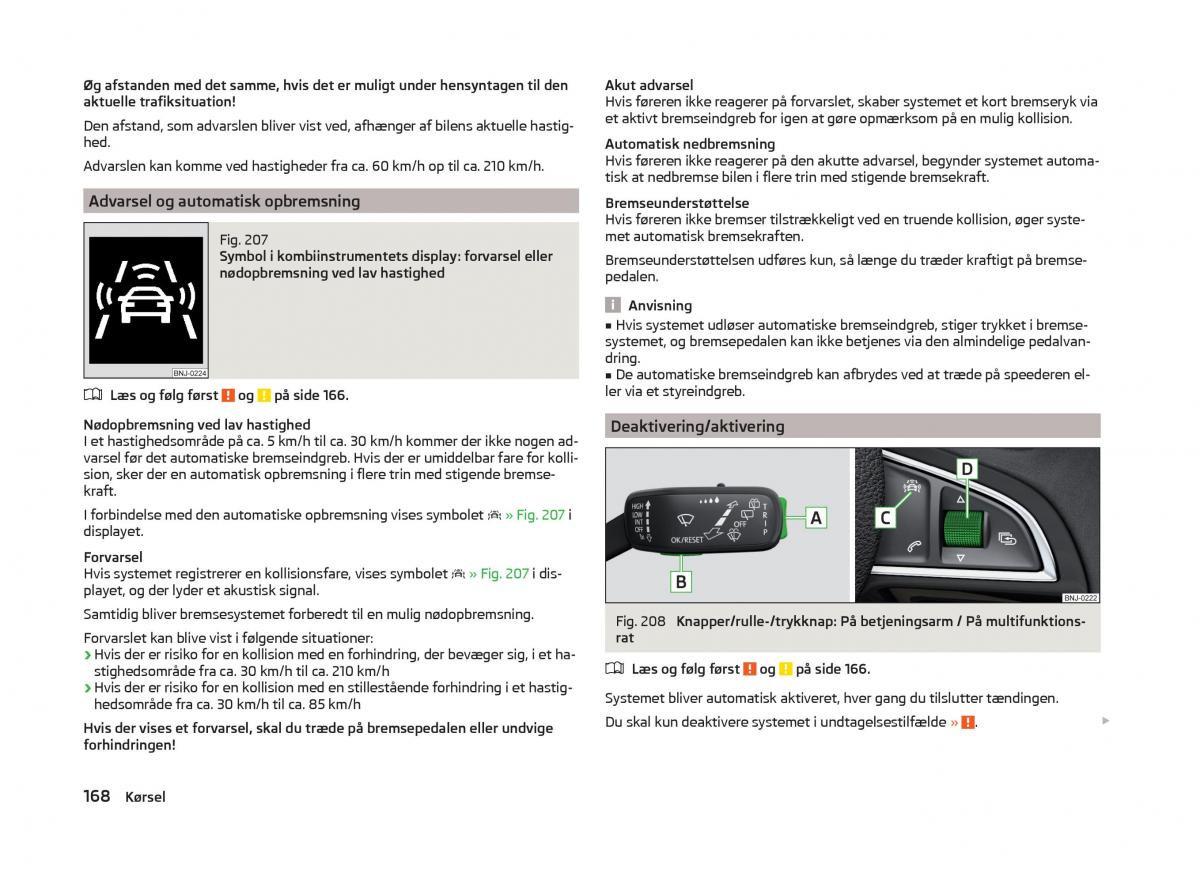 Skoda Superb III 3 Bilens instruktionsbog / page 171