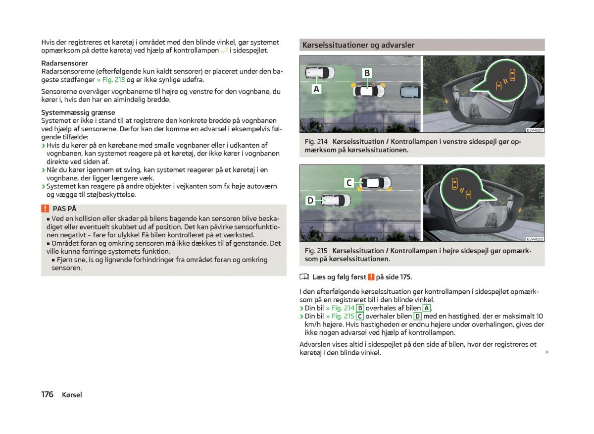 Skoda Superb III 3 Bilens instruktionsbog / page 179