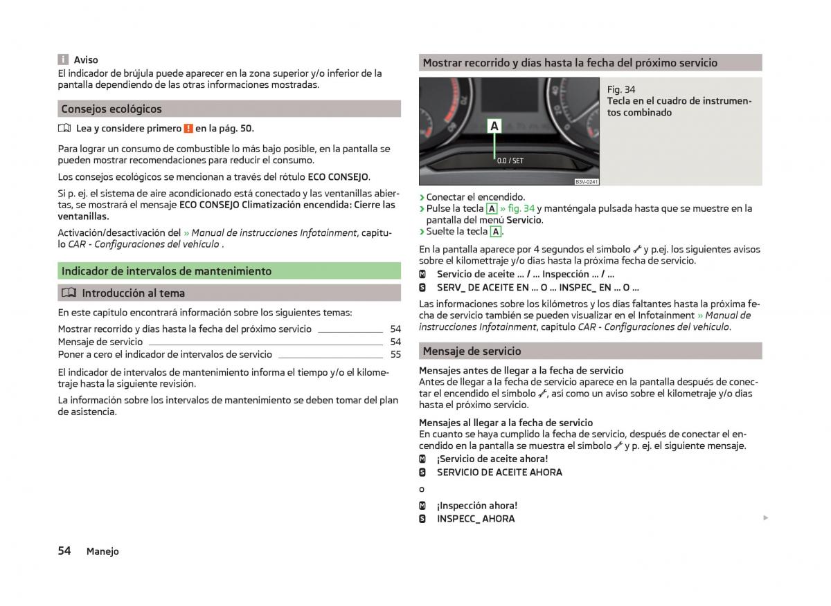 Skoda Superb III 3 manual del propietario / page 57