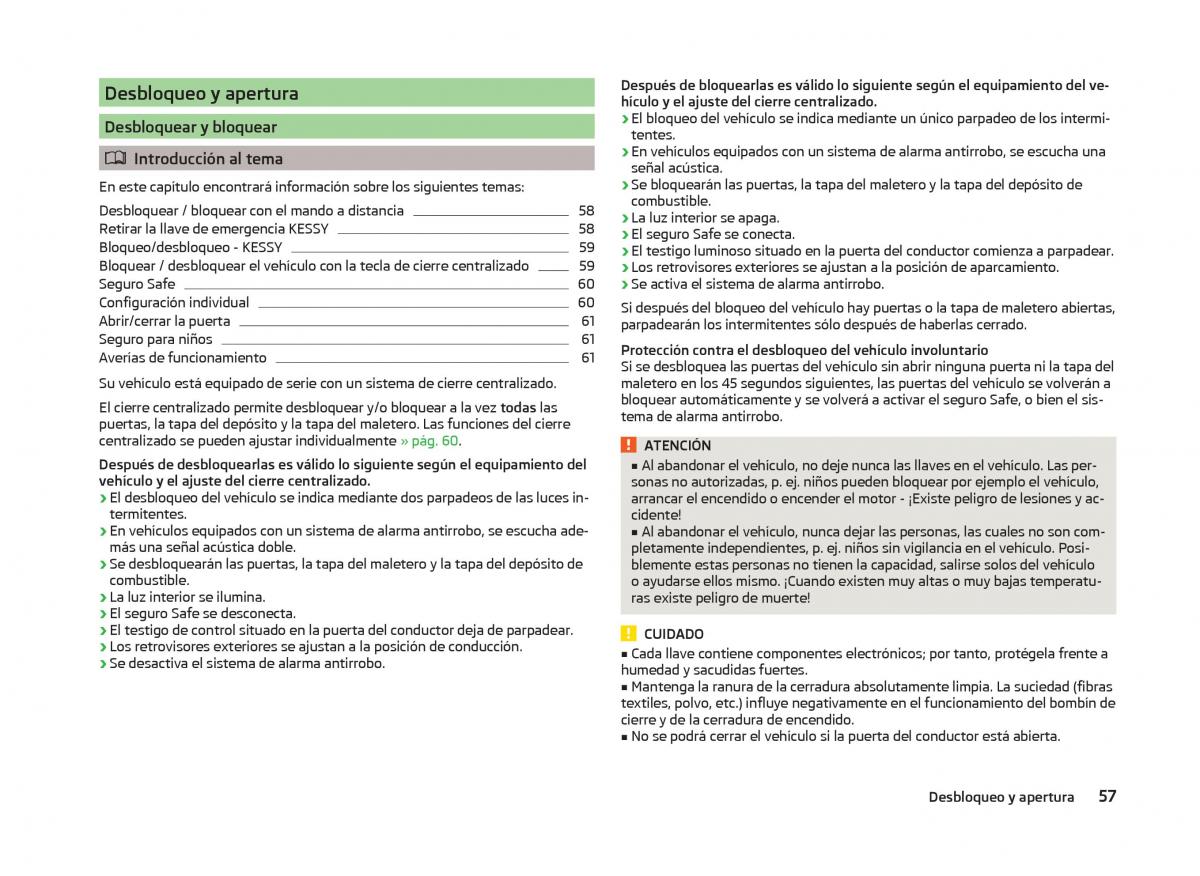 Skoda Superb III 3 manual del propietario / page 60