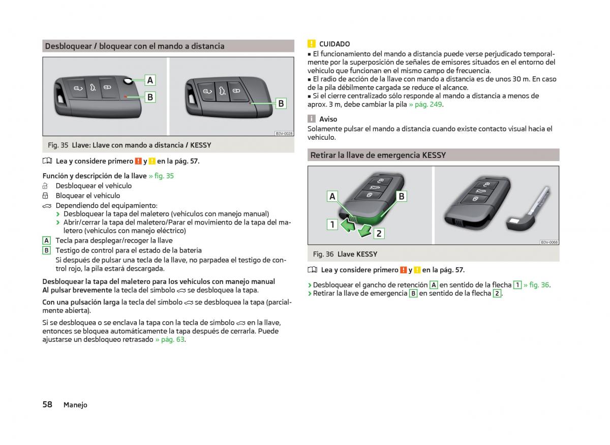 Skoda Superb III 3 manual del propietario / page 61