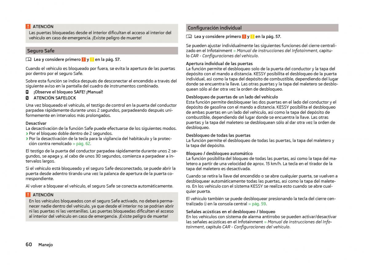 Skoda Superb III 3 manual del propietario / page 63