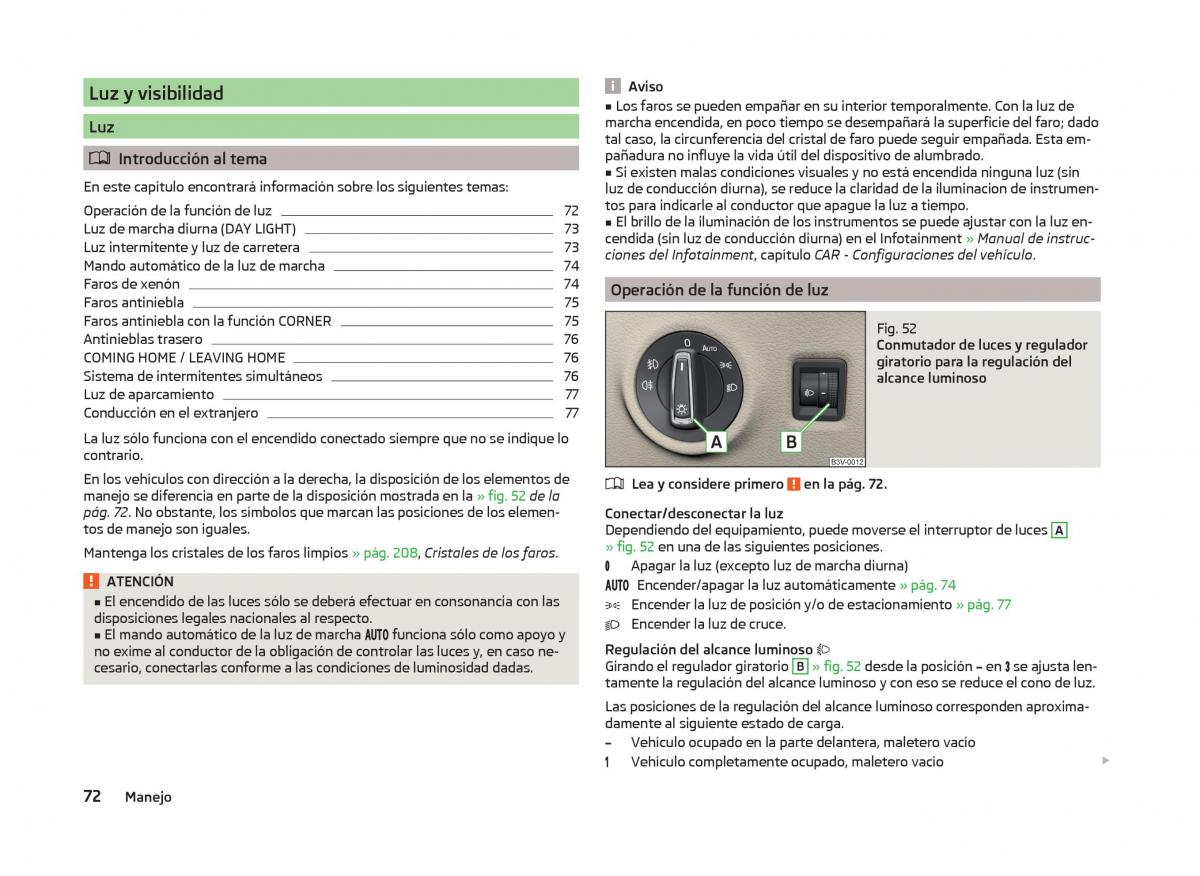 Skoda Superb III 3 manual del propietario / page 75