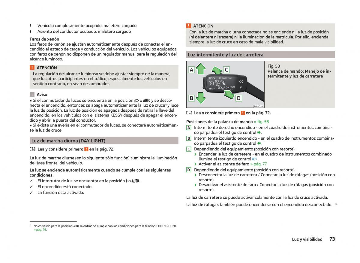 Skoda Superb III 3 manual del propietario / page 76