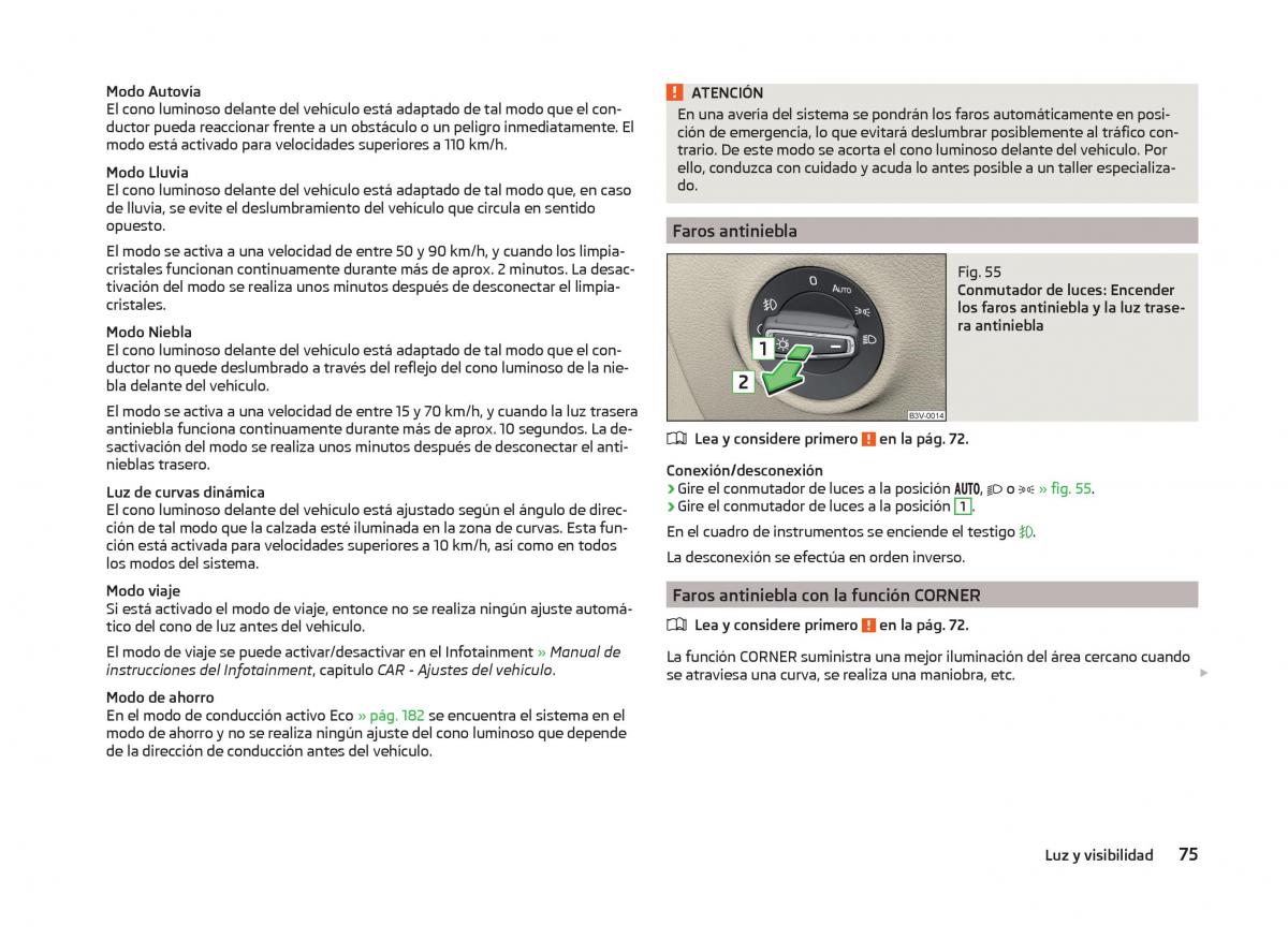 Skoda Superb III 3 manual del propietario / page 78