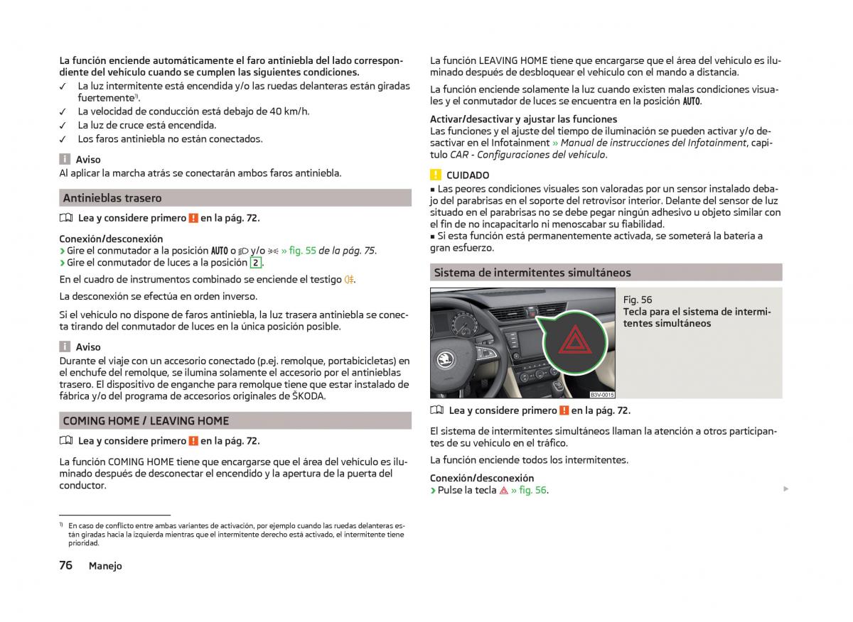 Skoda Superb III 3 manual del propietario / page 79