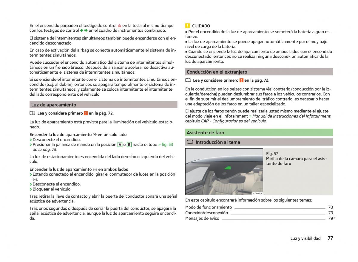 Skoda Superb III 3 manual del propietario / page 80