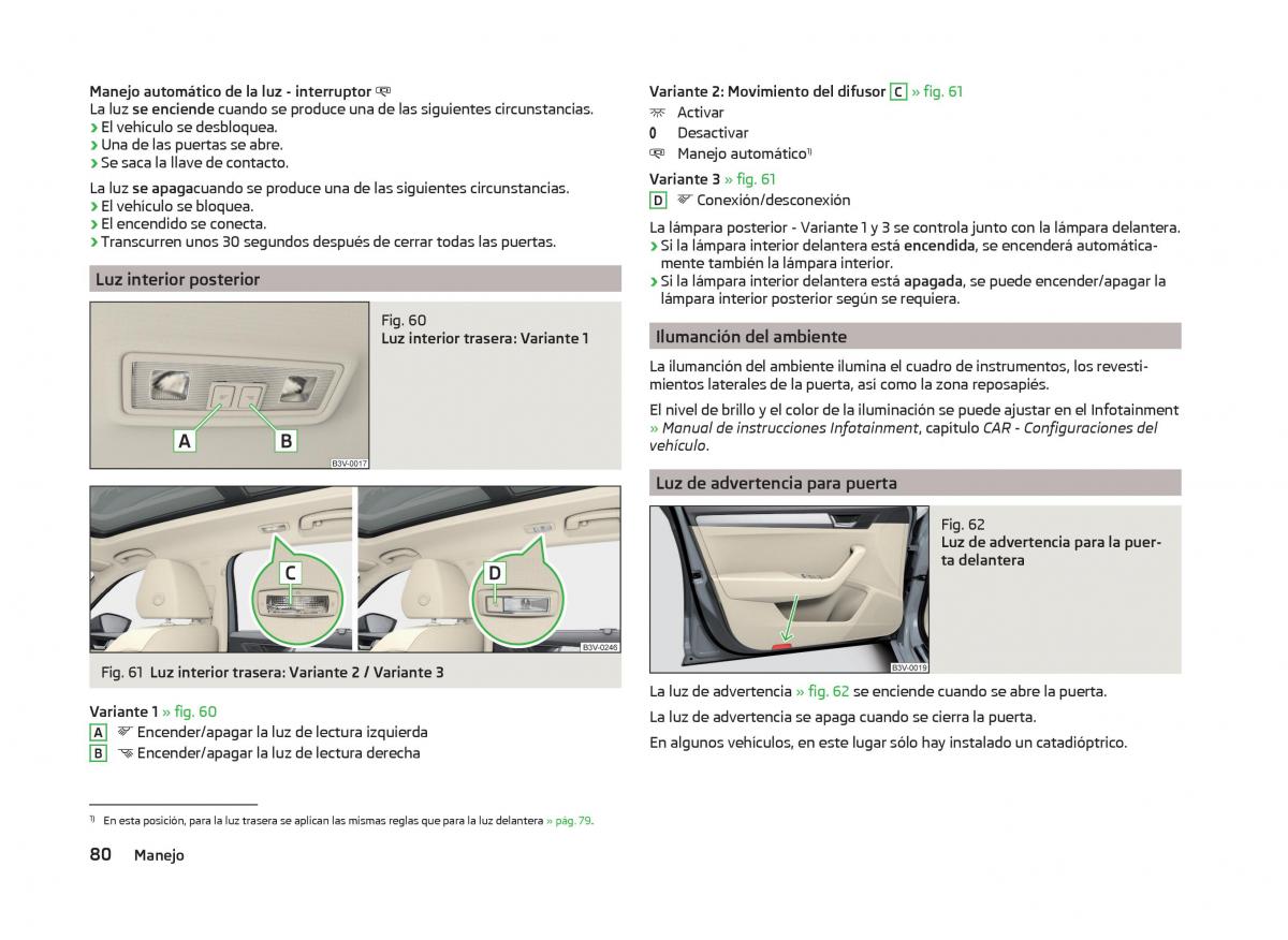 Skoda Superb III 3 manual del propietario / page 83