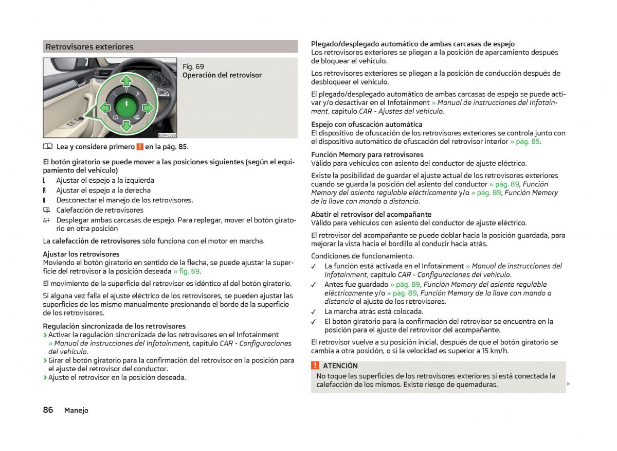 Skoda Superb III 3 manual del propietario / page 89