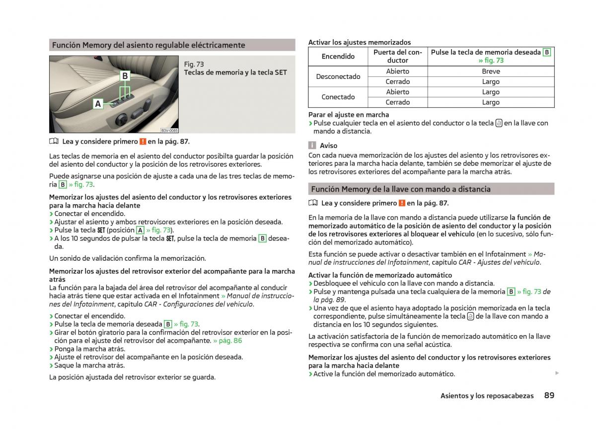 Skoda Superb III 3 manual del propietario / page 92