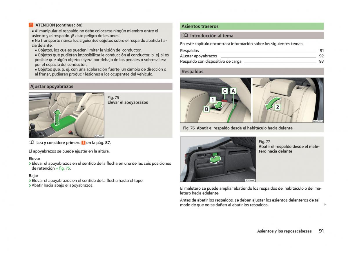 Skoda Superb III 3 manual del propietario / page 94