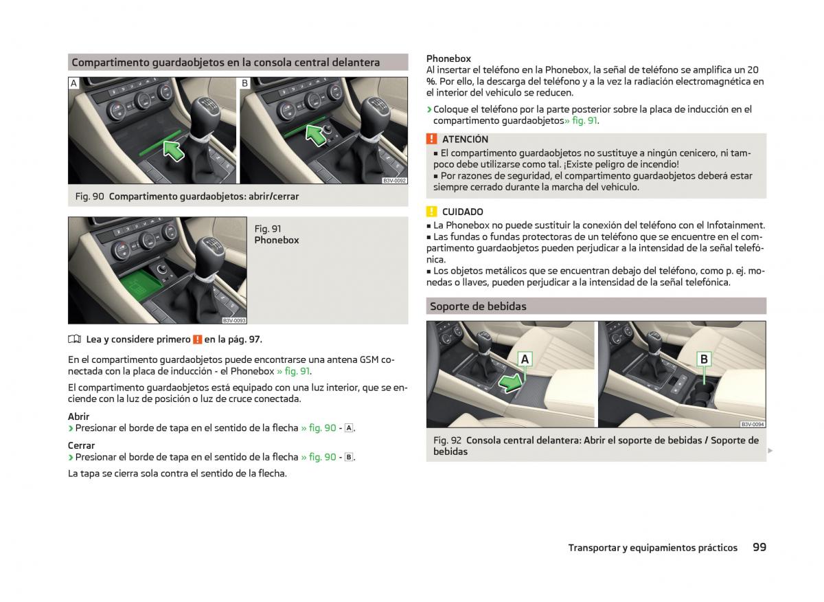 Skoda Superb III 3 manual del propietario / page 102