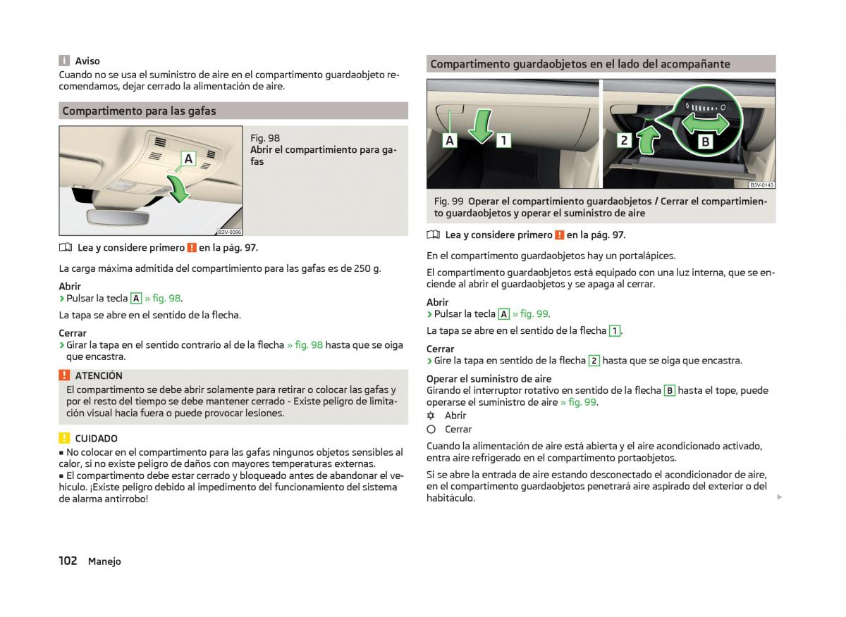 Skoda Superb III 3 manual del propietario / page 105