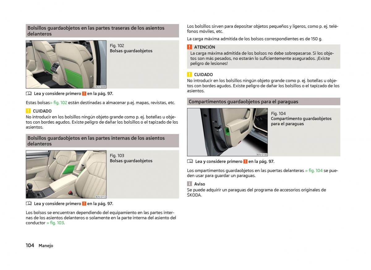 Skoda Superb III 3 manual del propietario / page 107