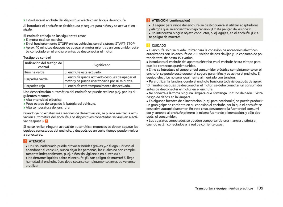 Skoda Superb III 3 manual del propietario / page 112