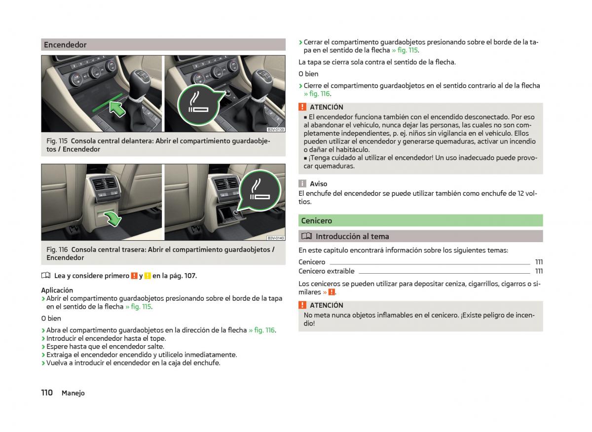 Skoda Superb III 3 manual del propietario / page 113