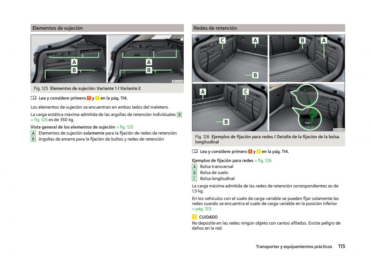 Skoda Superb III 3 manual del propietario / page 118