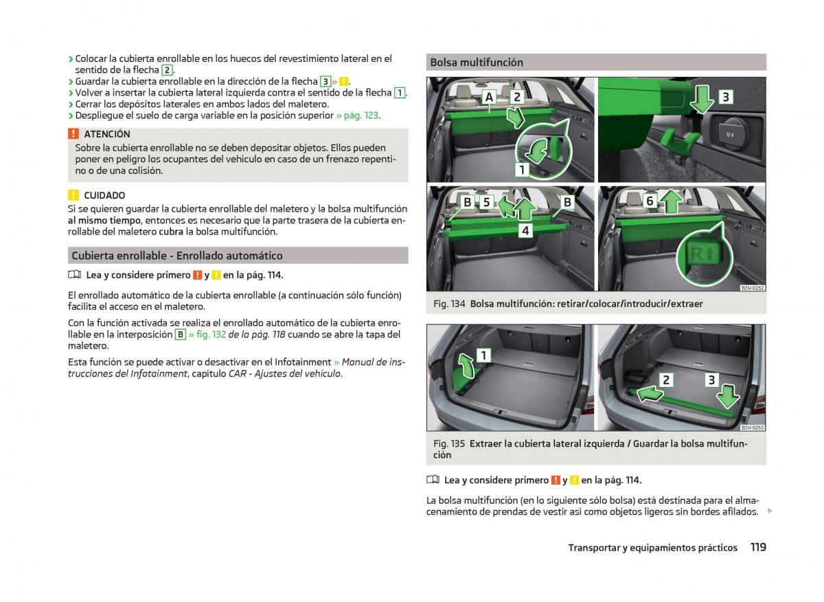 Skoda Superb III 3 manual del propietario / page 122