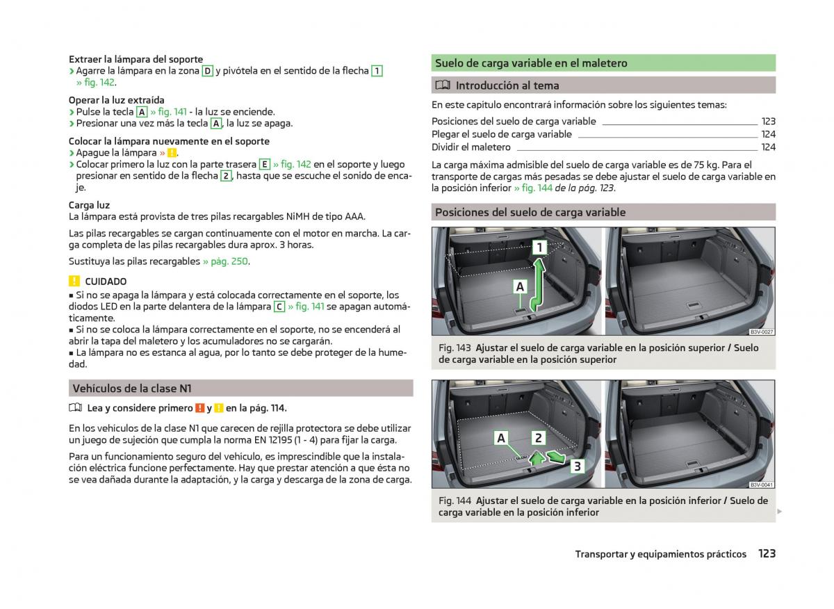 Skoda Superb III 3 manual del propietario / page 126