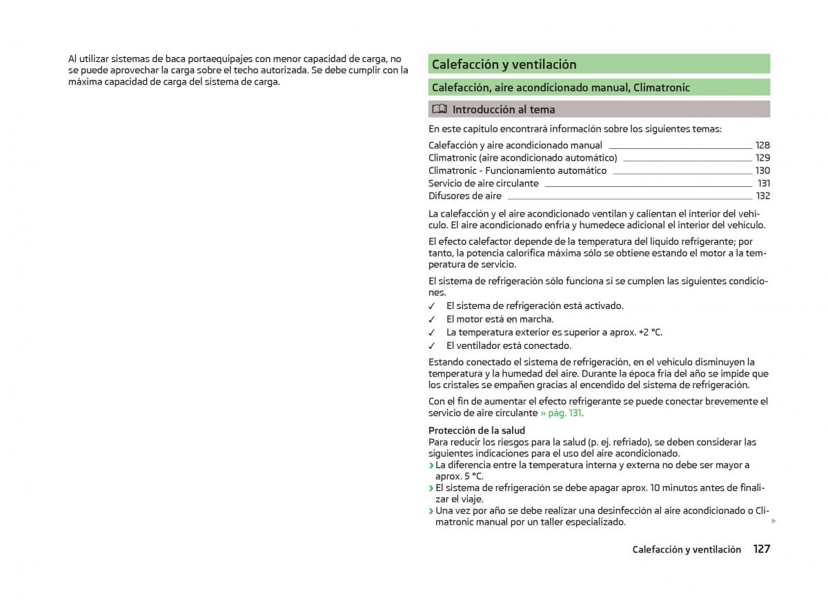 Skoda Superb III 3 manual del propietario / page 130