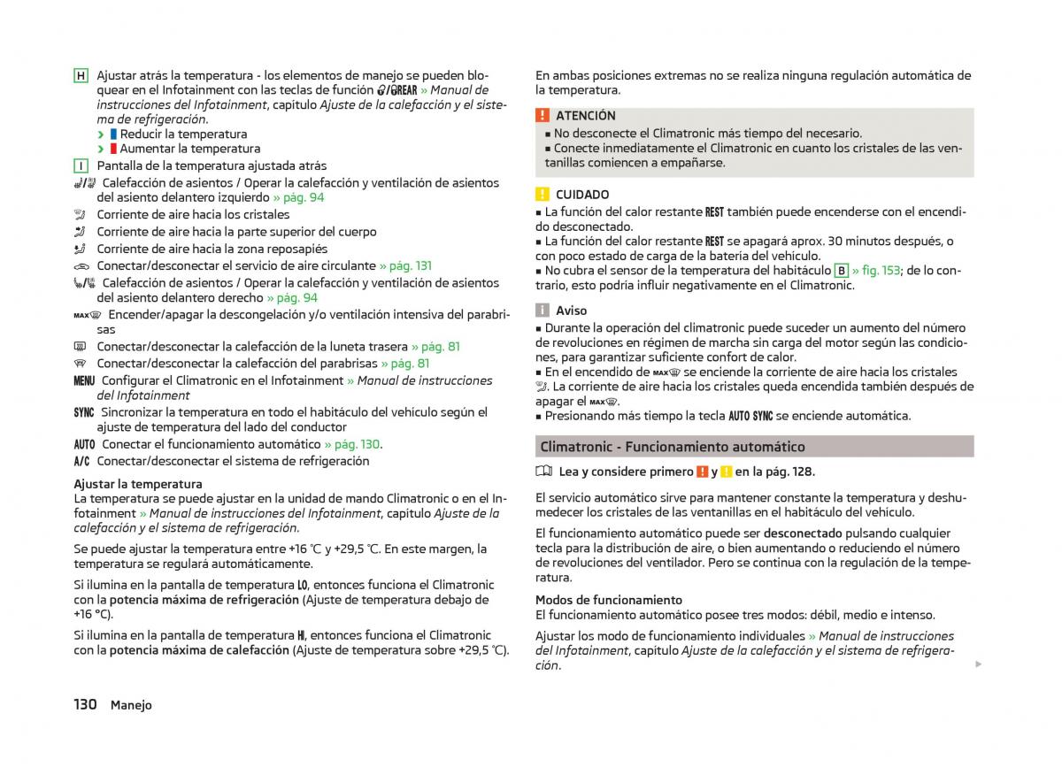 Skoda Superb III 3 manual del propietario / page 133