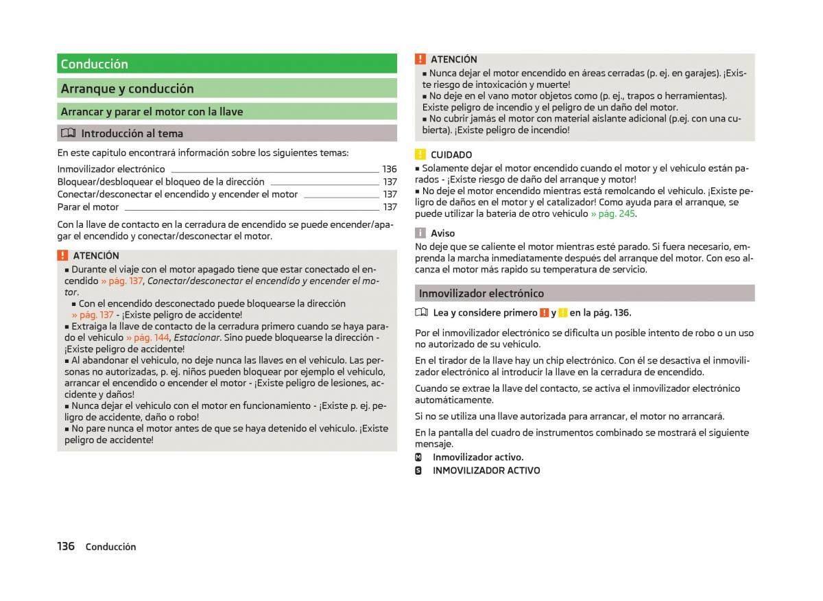 Skoda Superb III 3 manual del propietario / page 139