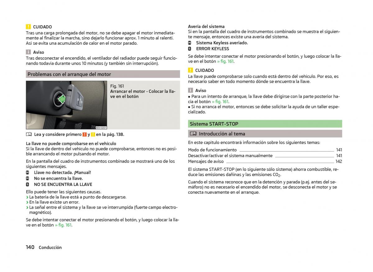 Skoda Superb III 3 manual del propietario / page 143