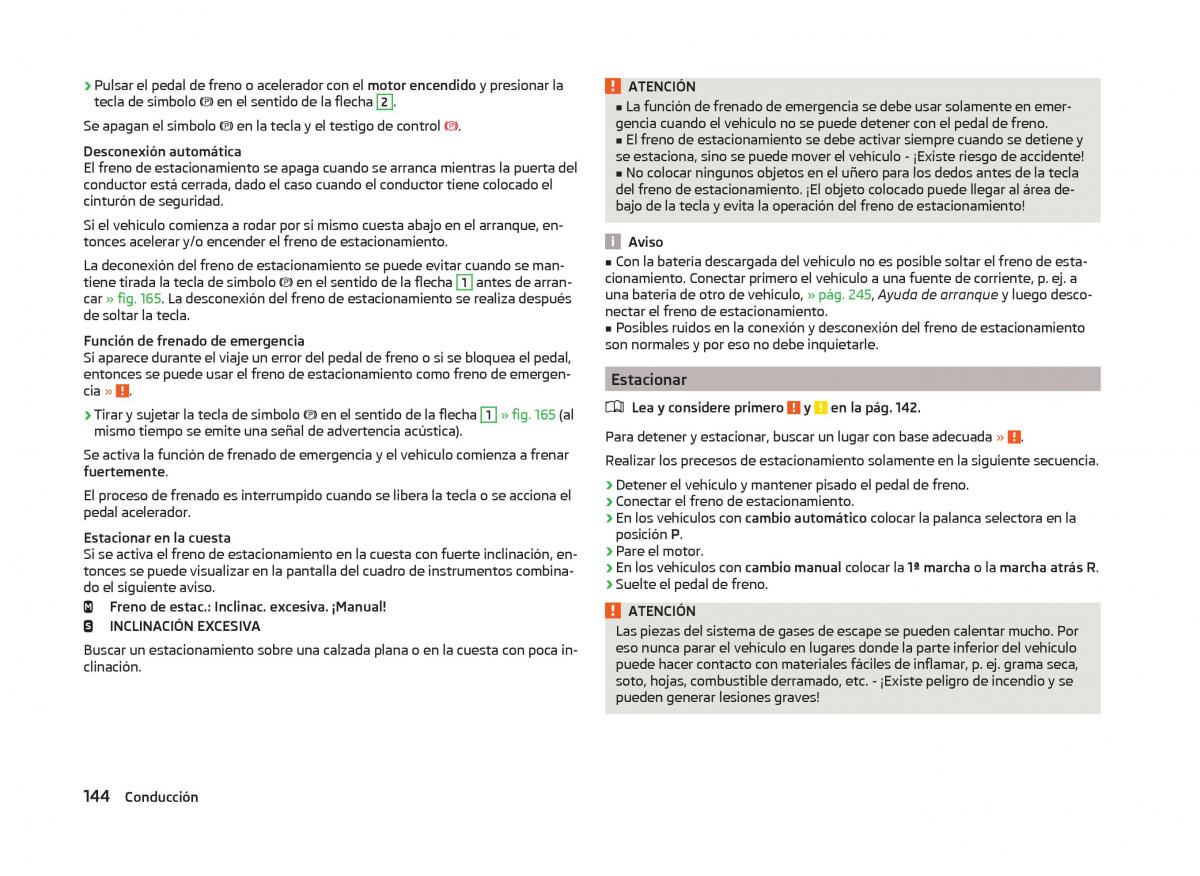 Skoda Superb III 3 manual del propietario / page 147