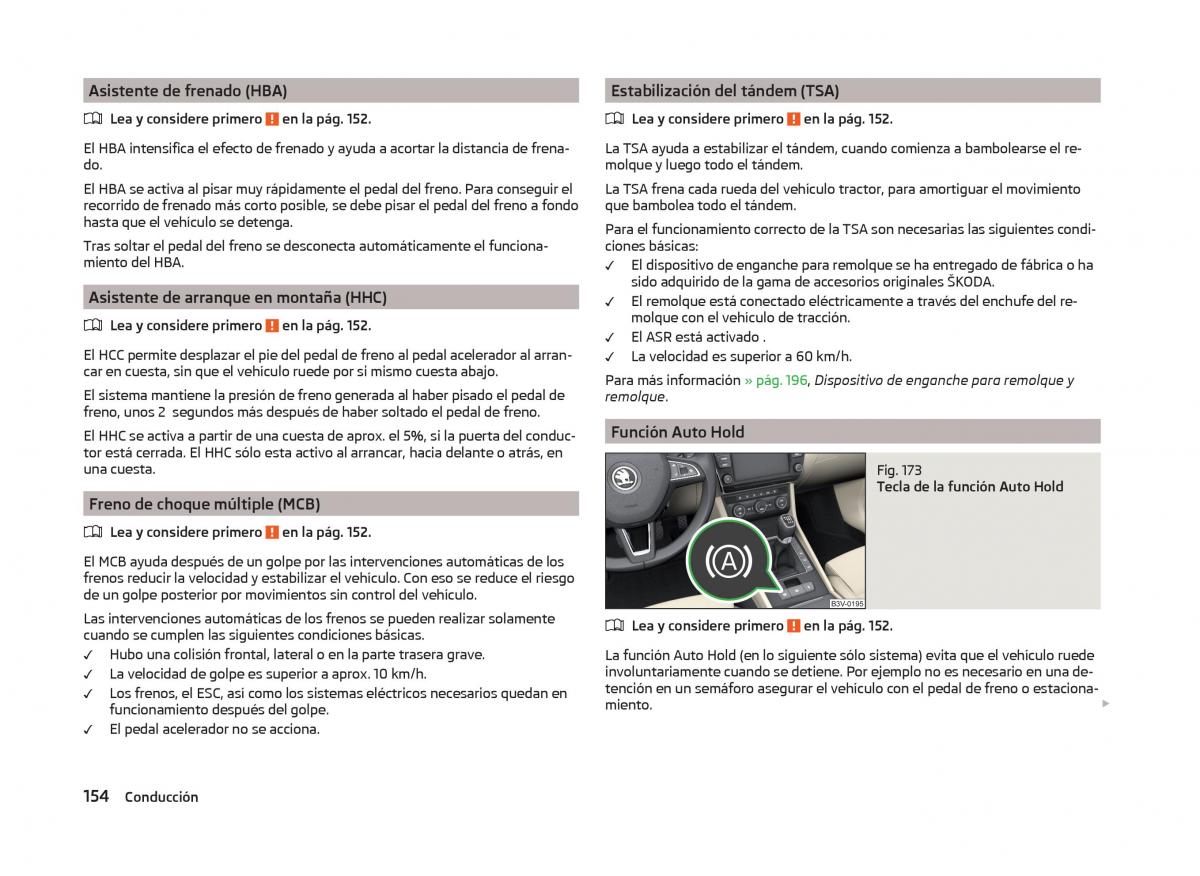 Skoda Superb III 3 manual del propietario / page 157