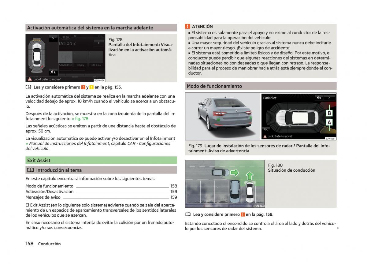 Skoda Superb III 3 manual del propietario / page 161