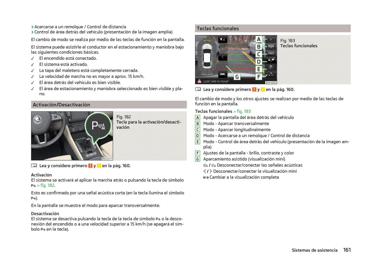 Skoda Superb III 3 manual del propietario / page 164