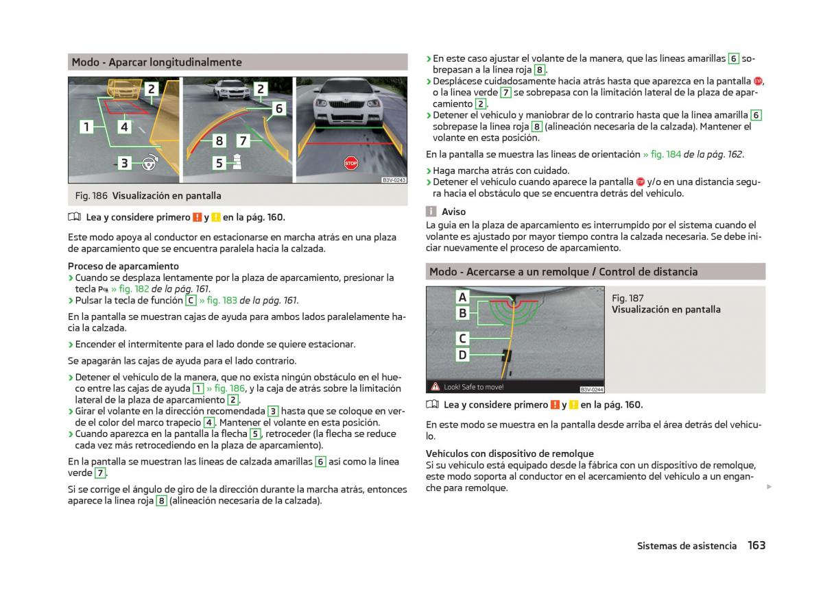 Skoda Superb III 3 manual del propietario / page 166