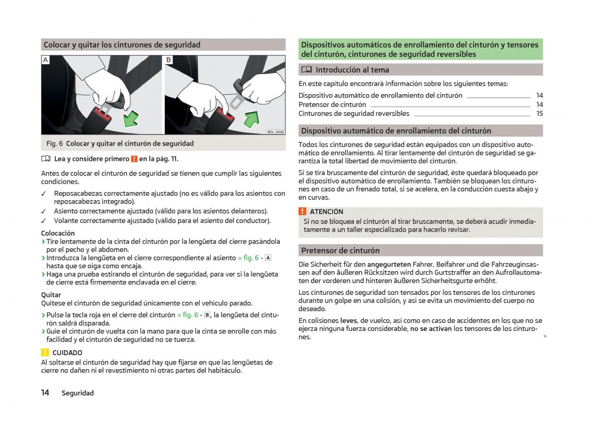 Skoda Superb III 3 manual del propietario / page 17