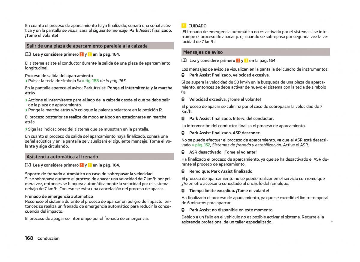 Skoda Superb III 3 manual del propietario / page 171