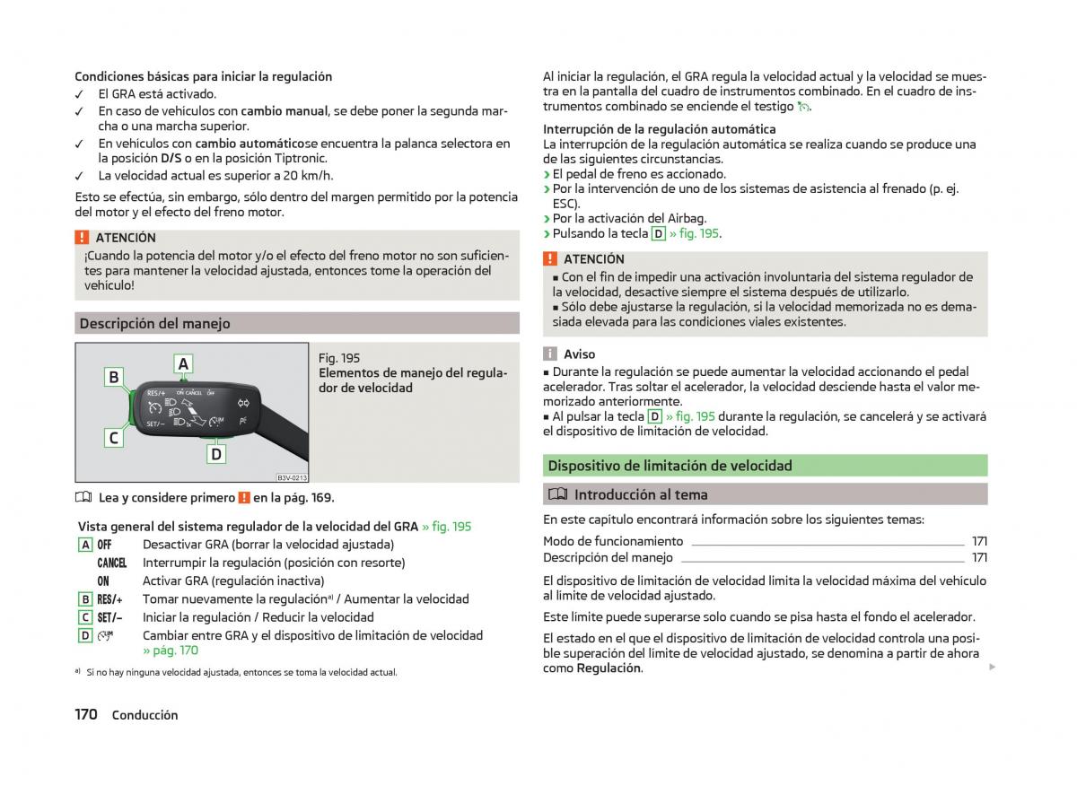 Skoda Superb III 3 manual del propietario / page 173