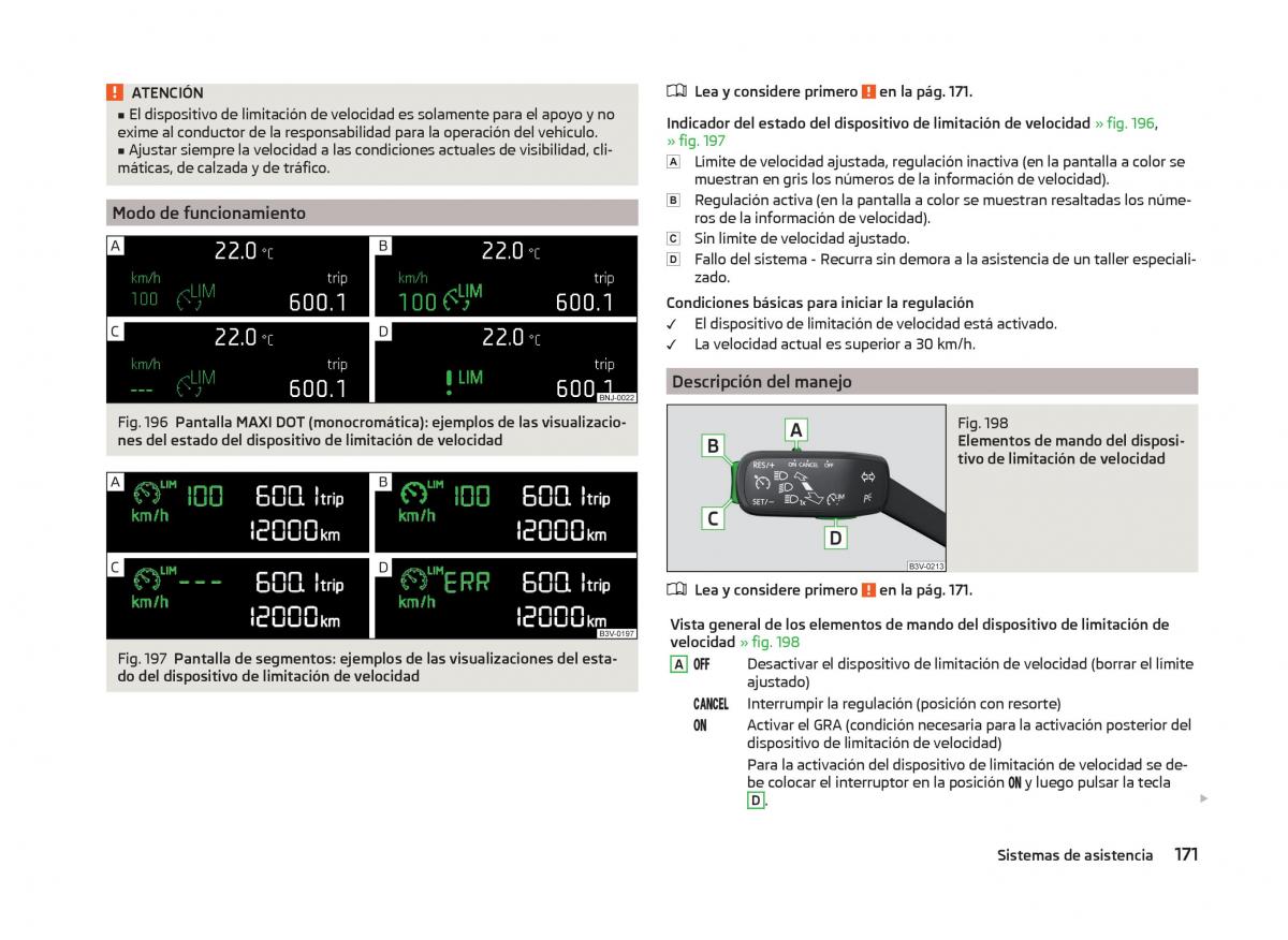 Skoda Superb III 3 manual del propietario / page 174