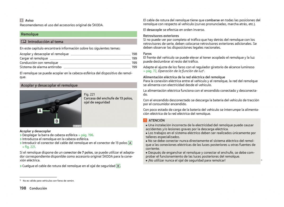 Skoda Superb III 3 manual del propietario / page 201