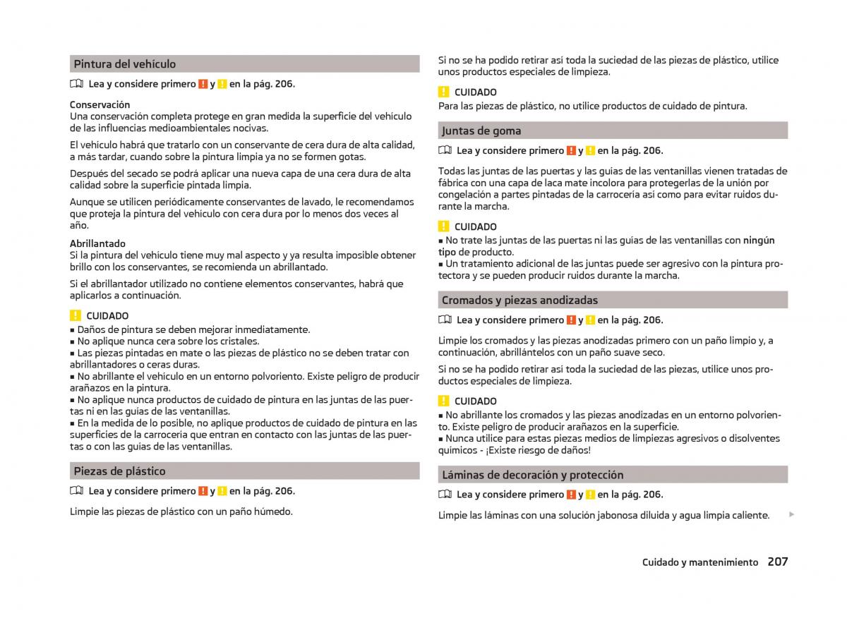 Skoda Superb III 3 manual del propietario / page 210