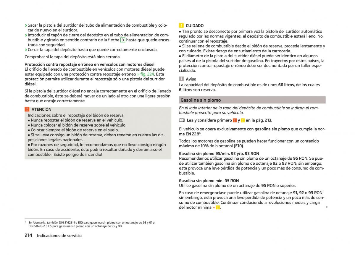 Skoda Superb III 3 manual del propietario / page 217