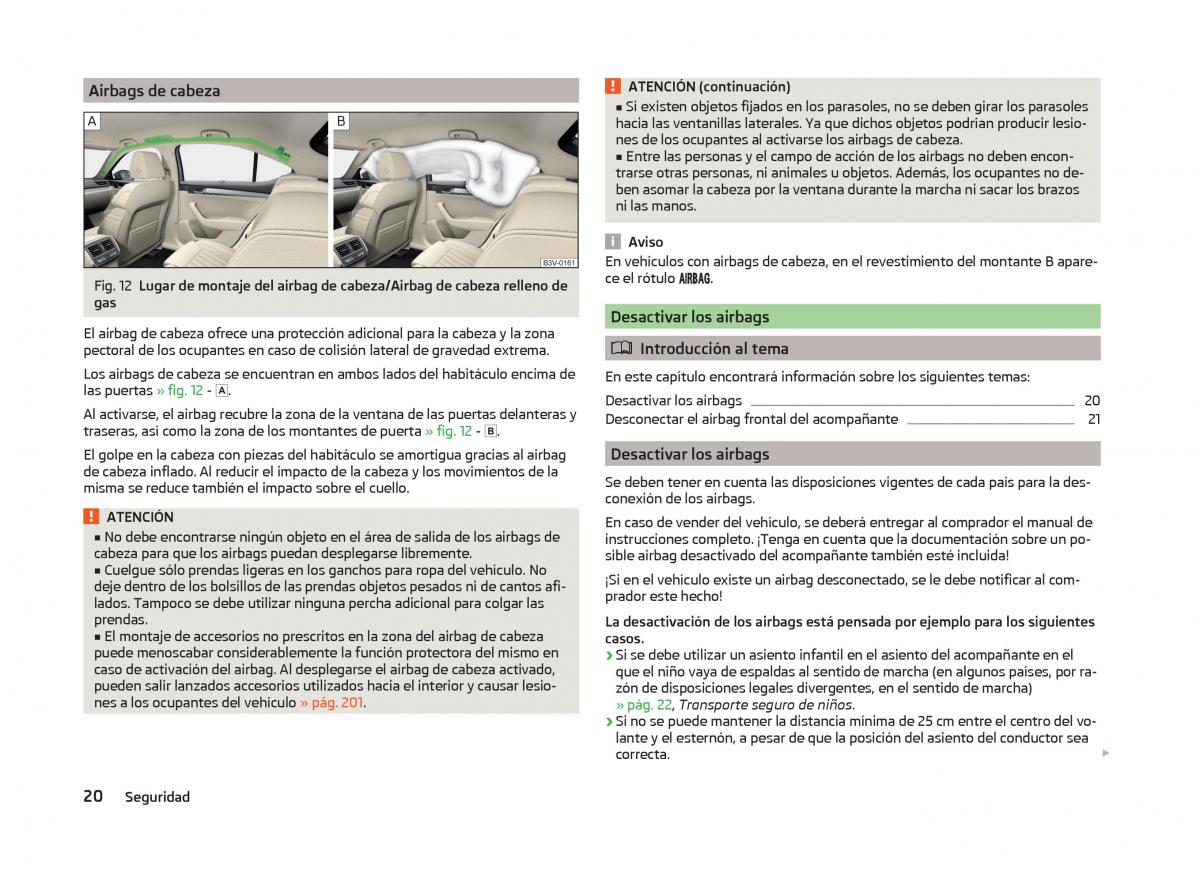 Skoda Superb III 3 manual del propietario / page 23