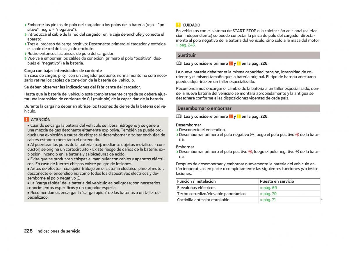 Skoda Superb III 3 manual del propietario / page 231